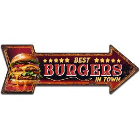Beer Signs for Beer Bar Pub, Cheers Sign for Men Cave, Beer Decoration for Hotel, Restaurant, Business Sign for Wall Decor, Arrow Tin Sign 18x6 Inches in Saudi Arabia