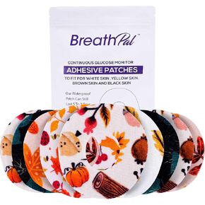 Dexcom G7 Adhesive Patches - 30-Pack Waterproof Adhesive Patches with Overpatch – Non-Staining, Stylish, and Long-lasting CGM Support For Glucose Monitoring (Abstract Pattern)