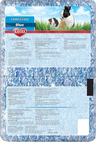 Kaytee Clean & Cozy Blue Bedding For Guinea Pigs, Rabbits, Hamsters, Gerbils and Chinchillas, 24.6 Liter in Kuwait