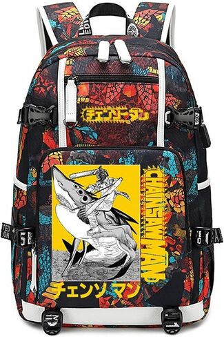 Anime Chainsaw Man Backpack Daypack Student Bag Bookbag School Bag Style C5 in Saudi Arabia