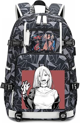 Anime Chainsaw Man Backpack Daypack Student Bag Bookbag School Bag Style C5 in Saudi Arabia