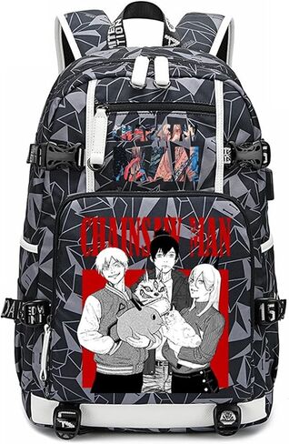 Anime Chainsaw Man Backpack Daypack Student Bag Bookbag School Bag Style C5 in Saudi Arabia