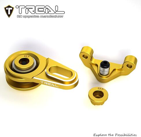 مجموعة توفير المؤازرة TREAL Losi Pro Moto MX، 25T/23T ألومنيوم 7075 ترقيات لدراجة نارية Losi 1/4 FXR (فضي) in Saudi Arabia