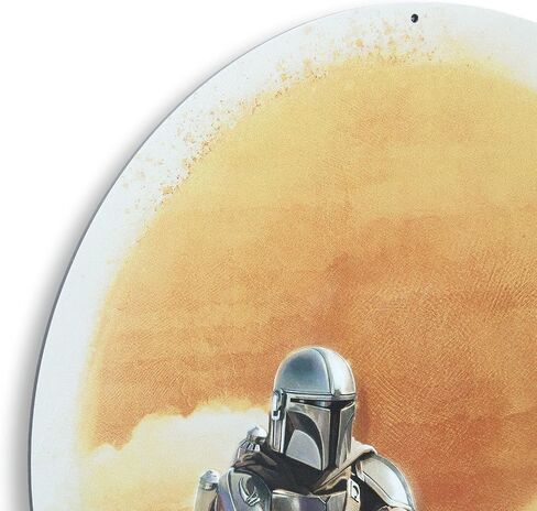 Open Road Brands Disney Star Wars Millennium Falcon Aerial View Embossed Metal Sign - Vintage Millennium Falcon Wall Decor for Home in Saudi Arabia