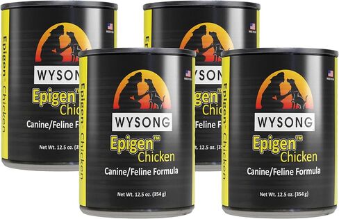 Wysong Epigen Chicken Canine/Feline Canned Formula Dog/Cat/Ferret Food, Twelve- 12.9 Ounce Cans in Kuwait