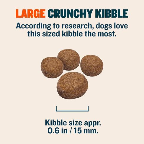 Bully Max Classic وصفة الدجاج الطازج والأرز والأسماك - طعام مغذٍ للجراء والكلاب مطبوخ ببطء، طعام صحي للكلاب كبير الحجم، طعام طبيعي للكلاب مع فيتامينات ومعادن ومغذيات مضافة، 12 رطلًا in Kuwait