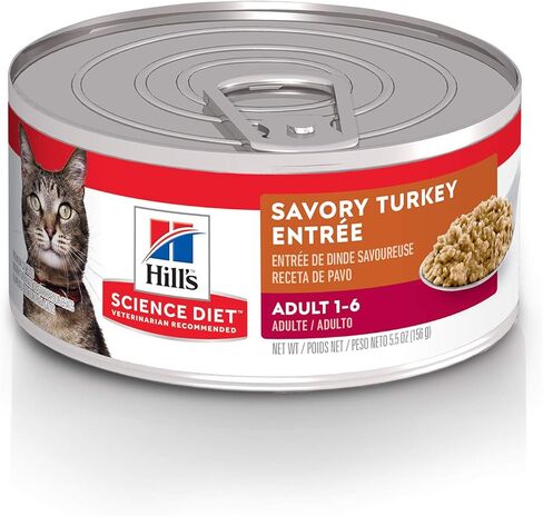 Hill's Science Diet Adult Wet Cat Food, Tender Ocean Fish Dinner, 5.5 oz. Cans, 24-Pack in Kuwait