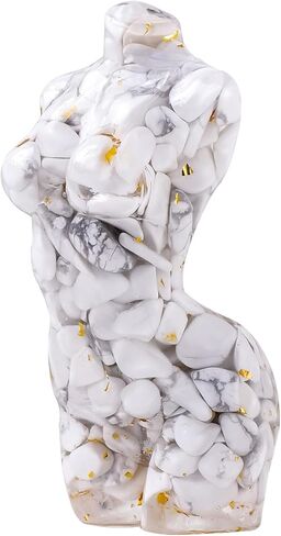 Natural Resin Rose Quartz Goddess Female Model Collect Sculpture Crafts Healing Crystal Reiki Meditation Yoga Balancing Chakras Statue Home Ornaments Spiritual Gifts in Saudi Arabia