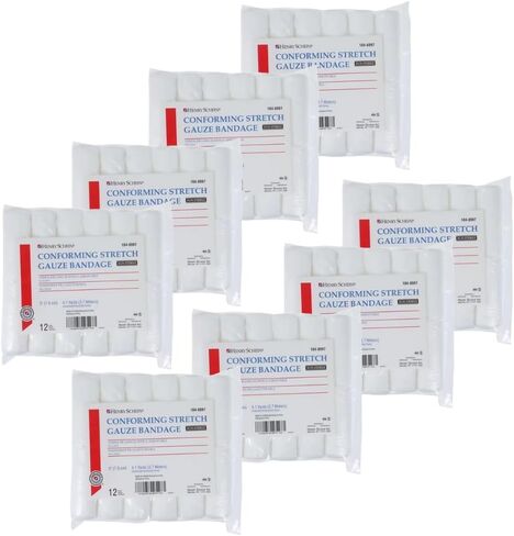 Conforming Stretch Gauze Bandage, 3" x 4.1 Yards, 1Pack, 8 ply, Non-Sterile (12) in Saudi Arabia