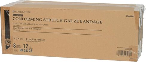 Conforming Stretch Gauze Bandage, 3" x 4.1 Yards, 1Pack, 8 ply, Non-Sterile (12) in Saudi Arabia