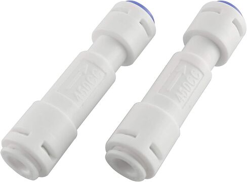 DGZZI 2PCS 1/4 "300CC مقيد التدفق مع اتصال سريع للتناضح العكسي RO in Saudi Arabia