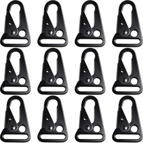 WILLBOND 12 Pieces Enlarged Mouth Clip Sling Clasp Olecranon Hook for Keychain Snap Hooks Outdoor Bag in Saudi Arabia