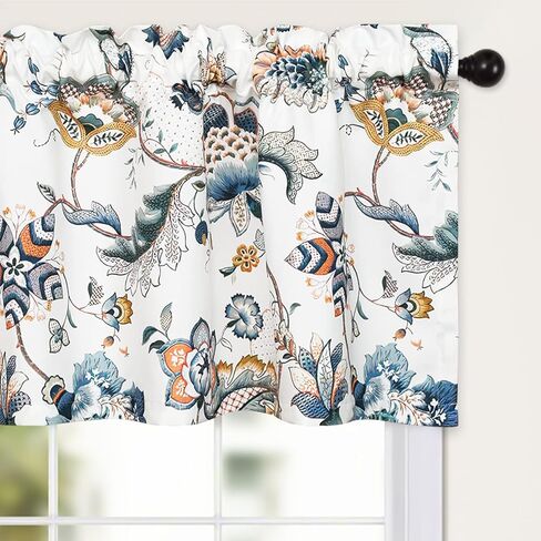 VOGOL Herbs Printed Valances for Windows Rod Pocket Window Valance for Kitchen Living Room, 52 x 18 Inches, One Panel in Kuwait