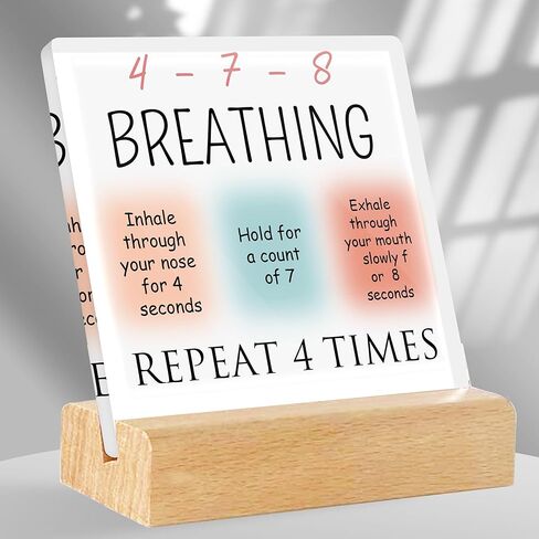 Maslow's Hierarchy of Needs Therapy Mental Health Gifts-Therapist Office Must Haves-Mental Health Acrylic Desk Plaque Sign with Wooden Stand,Office Decor in Kuwait