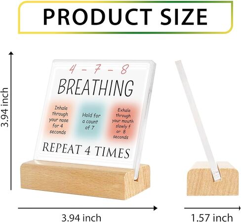 Maslow's Hierarchy of Needs Therapy Mental Health Gifts-Therapist Office Must Haves-Mental Health Acrylic Desk Plaque Sign with Wooden Stand,Office Decor in Kuwait