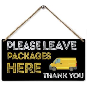 Mtrgdn Thank You to Our Amazing Delivery Drivers Wood Wall Hanging Tags,Delivery Driver Thank You Gifts,Appreciation Wooden Hanging Sign,Wooden Tag Wall Decor for Living Room Bedroom,12x6Inch