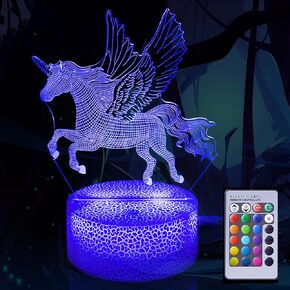 Jesus Night Light, Christian gifts for girls 3D Illusion Lamp Jesus Lights, 16 Colors & Flashing Modes with Remote Control Opreated Dimmable Christmas Birthday Religious Gifts for Boys Girls Kids Ch