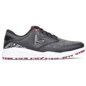 Callaway Men's Coronado V3 Sl Golf Shoe, Black/Red, 10