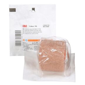 3M™ Coban™ NL Non-Latex Self-Adherent Wrap, 2082N, Black, 2 in x 5 yd (5 cm x 4,5 m), 36 Rolls/Case