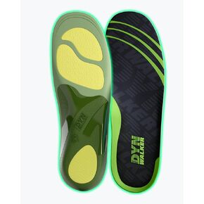 Arch Support Inserts, DynWalker Metatarsal Pads,Relief Plantar Fasciitis,Flat Feet,Overpronation,Heel Bone Spur,Green,S