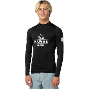 Rip Curl Men's Hawaii UPF 50+ Performance Long Sleeve Rashguard
