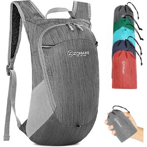 ZOMAKE Ultra Lightweight Packable Backpack 18L - Small Foldable Hiking Backpacks Water Resistant Folding Daypack for Travel(Aqua Blue)