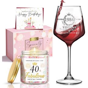 LUCOTIYA 50TH Birthday Gifts for Her, Funny 50th Birthday Gifts for Women Vintage 1974 50th Birthday Decorations For Women 50 Bday Gifts Idea For Women,Friends,Sister,Mom - Turning 50 Present