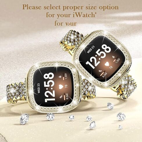 متوافق مع أحزمة Fitbit Versa 3/Sense للسيدات البديلة لـ Fitbit Sense 2/Versa 4 in Kuwait