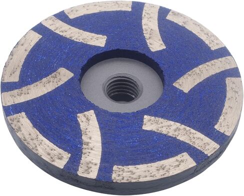 Fine Grit 4 Inch Diamond Resin Filled Grinding Wheel for Granite Marble Engineered Stone Quartz and Tile 12 Segmented Diamond Resin Grinding Cup Wheel with 5/8"-11 Thread in Saudi Arabia