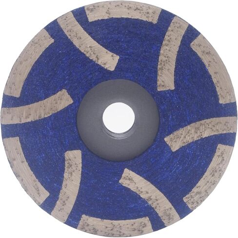 Fine Grit 4 Inch Diamond Resin Filled Grinding Wheel for Granite Marble Engineered Stone Quartz and Tile 12 Segmented Diamond Resin Grinding Cup Wheel with 5/8"-11 Thread in Saudi Arabia