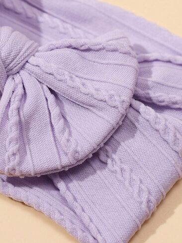 Baby Girls Bow Flora Headband Baby Turban Knotted Elastic Headwrap for Newborn Infant Toddler Hair Accessories in Kuwait