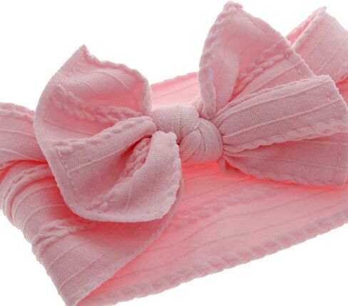 Baby Girl Bow Flora Headband Elastic Hair Turban for Newborn Infant Toddler in Saudi Arabia