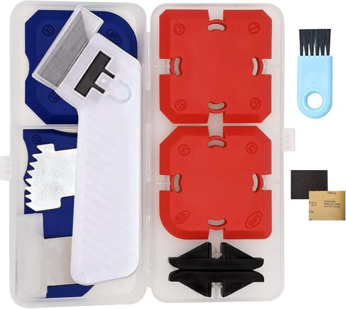 Professional Silicone Caulking Tool Kit, Reusable Silicone Profiling Kit with Sealant Finishing Tools and Caulk Removal Tools - Caulk Scraper Tool in Saudi Arabia