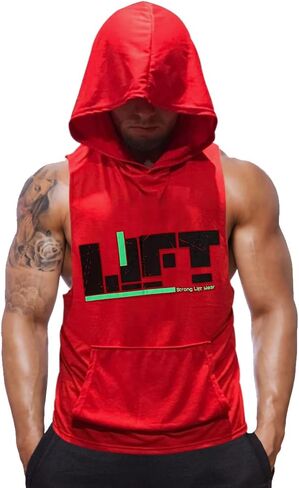 Mens Skull Print Stringer Bodybuilding Gym Tank Tops Sleeveless Workout Shirt Fitness Vest in Saudi Arabia