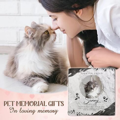 Pawfect House Pet Memorial Stones for Cats, Loss of Cats Sympathy Gift, Cemetery Decorations for Grave, Pet Loss Gifts Memorial Stones, Personalized Memorial Stone, Cat Memorial Gifts for Cat Lovers in Kuwait