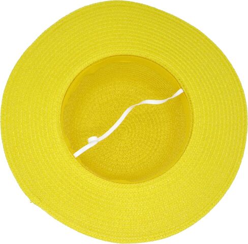 قبعة قصيرة للحفلات التنكرية بشريط أحمر, لون القش, One Size in Kuwait