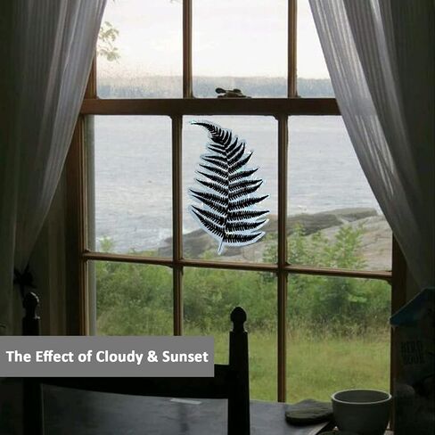 Sunflower Anti-Collision Suncatcher Stickers, Self Adhesive Vinyl Window Clings, Reusable Rainbow Window Decals for Glass Window Home Decor in Saudi Arabia