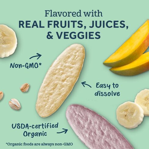 Gerber 2nd Foods Organic for Baby Teethers, Blueberry Apple Beet, 1.7 oz Box (12 Pack) in Kuwait