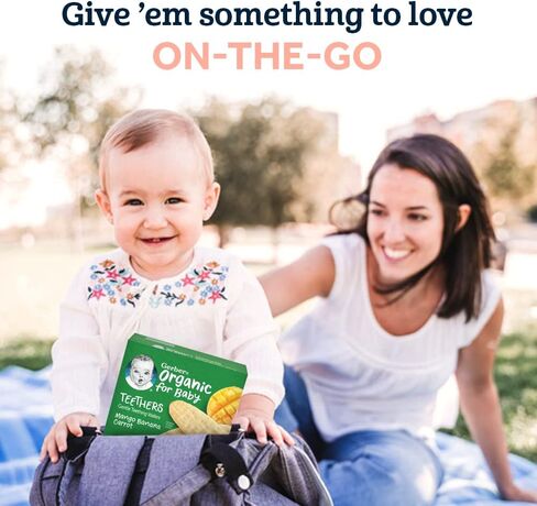 Gerber 2nd Foods Organic for Baby Teethers, Blueberry Apple Beet, 1.7 oz Box (12 Pack) in Kuwait