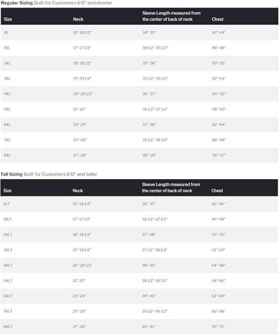 قميص Harbour Bay by DXL الرجالي الكبير والطويل من المستوى الأول الحراري عالي الأداء in Kuwait