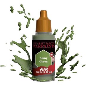 The Army Painter Warpaint Air Angel Green - طلاء مائي أكريليك غير سام شديد الصبغة للعب الأدوار على الطاولة وألعاب الطاولة وألعاب الحرب نموذج مصغر للرسم