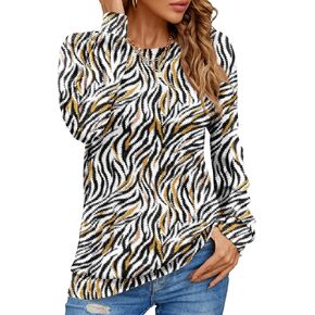 GOUCEHN Women Long Sleeve Tops Casual Crewneck Shirts Dressy Fashion Tunic Blouses