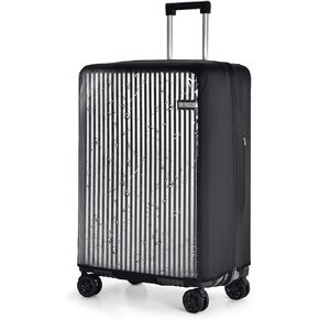 oscaurt Luggage Cover Travel Suitcase Protector, No Disassembly Clear PVC Luggage Covers for Suitcase Transparent Protector