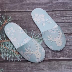ZFPARTY 3D Cozy Slippers Set Metal Cutting Dies Stencils for DIY Scrapbooking Decorative Embossing DIY Paper Cards (Big Size)