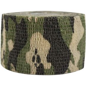SPIKA Camouflage Wrap Tape 2.0in 14.76ft Military Camo Stretch Bandage Cling Scope Gun Rifle Shotgun Camping Hunting Self-Adhesive