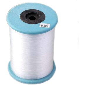 RuiLing 1000m/Roll 0.45mm Transparent Nylon Fishing Line Super Strong DIY Jewelry Making Supply Necklace Bracelet Beading Wire/Thread/String/Rope