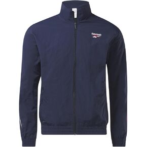 Reebok Men's Standard Classics Track Top, Black, Medium