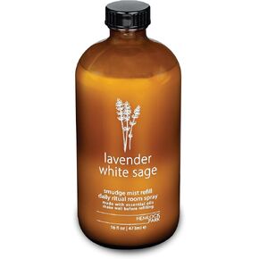 هيملوك بارك وايت سيج منظف بخاخ قابل لإعادة التعبئة | بديل التلطخ الذي لا يدخن (عبوة 16 أونصة، بالو سانتو + المريمية البيضاء) in Kuwait