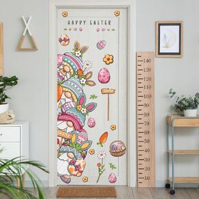 4th of July Door Sticker Decoration Independence Day Gnomes Door Stickers Removable Patriotic Gnome Door Decal for Office School Home Party Decoration Supplies (Independence Day)