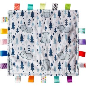 Taggies Original Blanket, 12 X 12", Comfy Bunnies in Kuwait